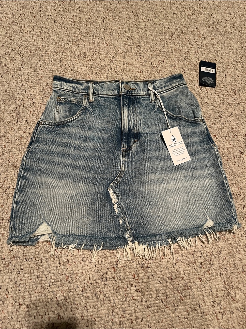 NWT Lucky Brand Denim Skirt
